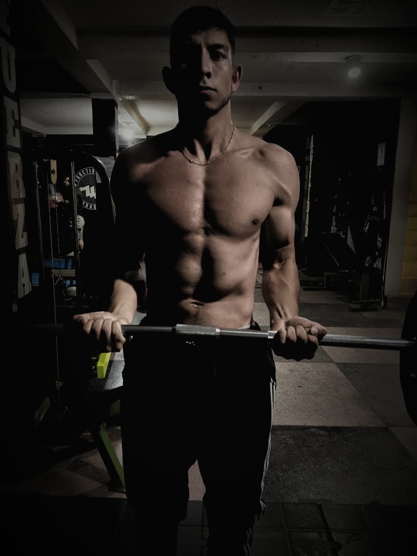 Atleta entrenando